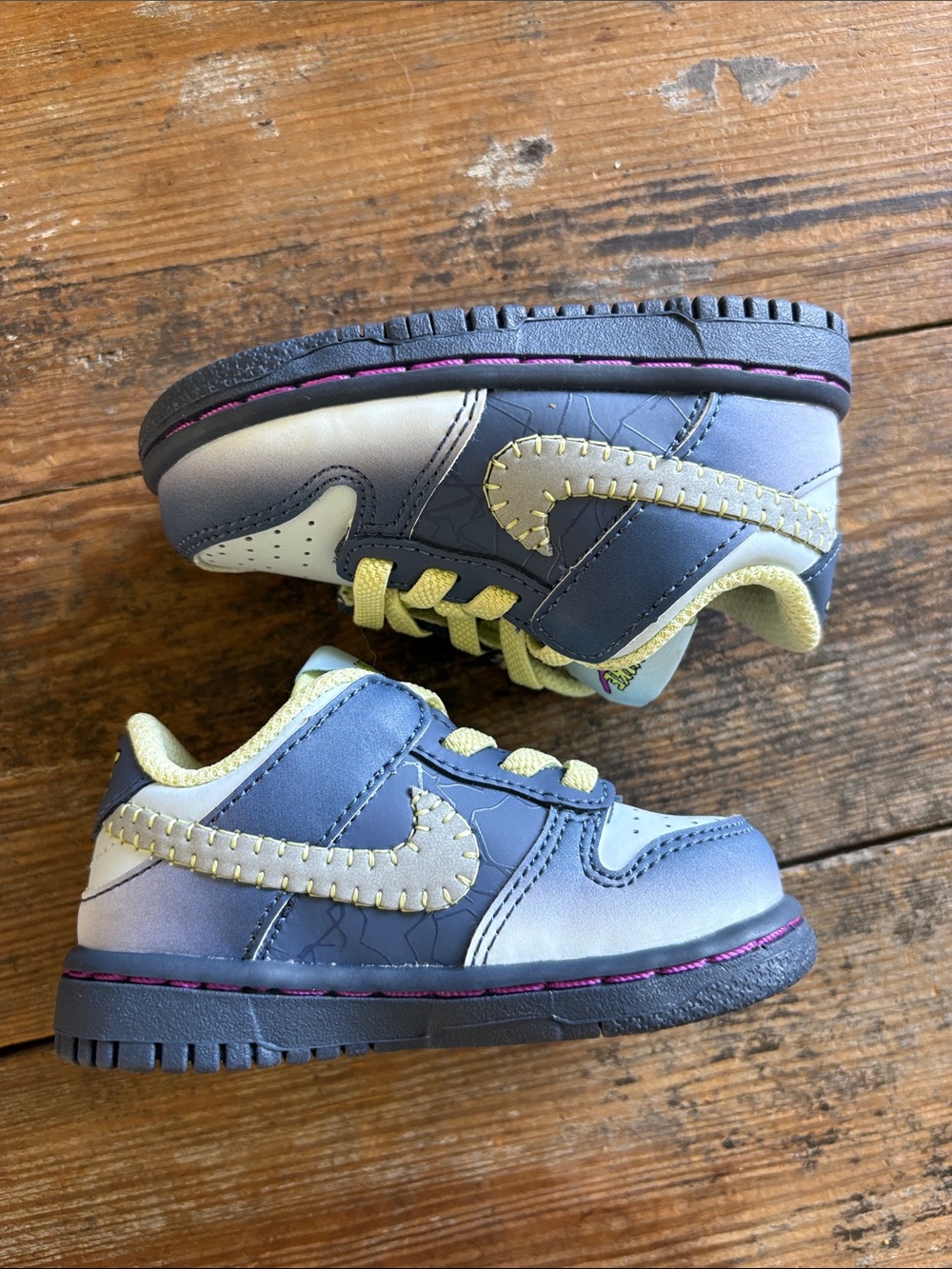 Toddler Nike Dunk Low TD “Halloween-I am Fearless” Sneakers NWOT